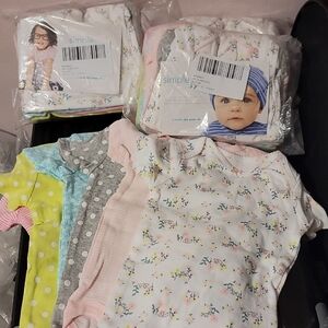 Carter's Floral and Polka Dot Baby Bodysuits